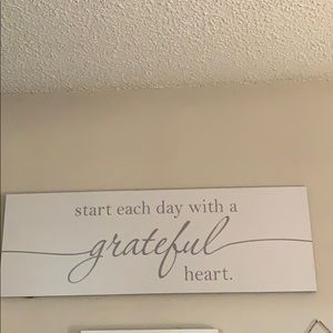 Positive thoughts sign